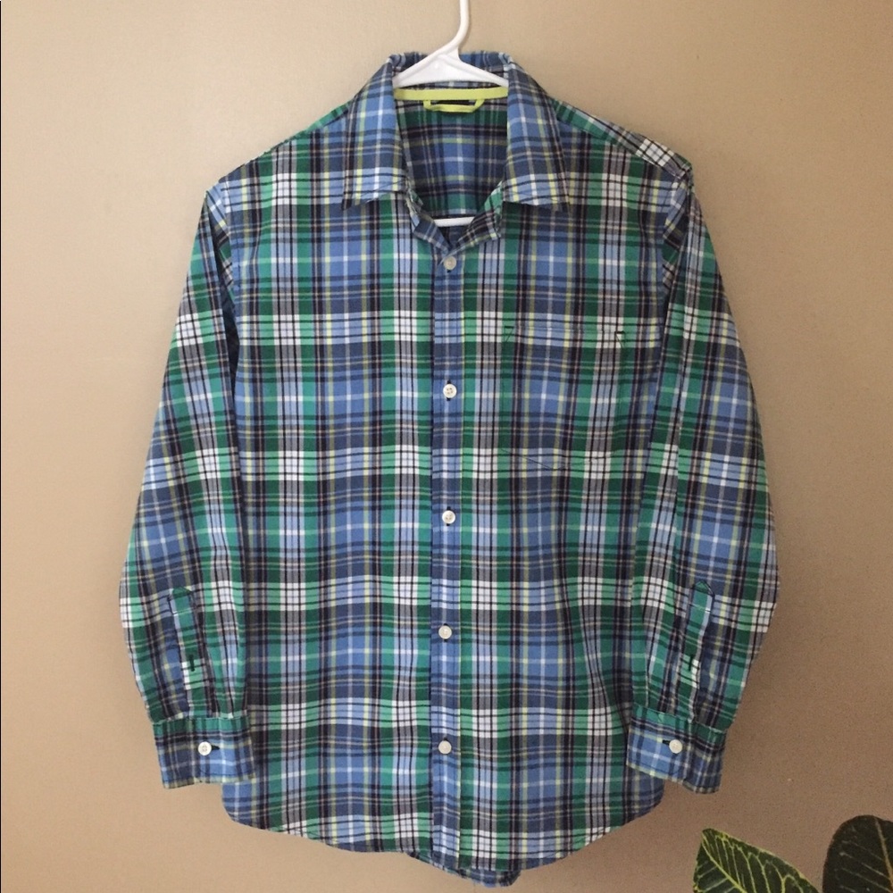 Gap Boys Plaid Button Down Shirts